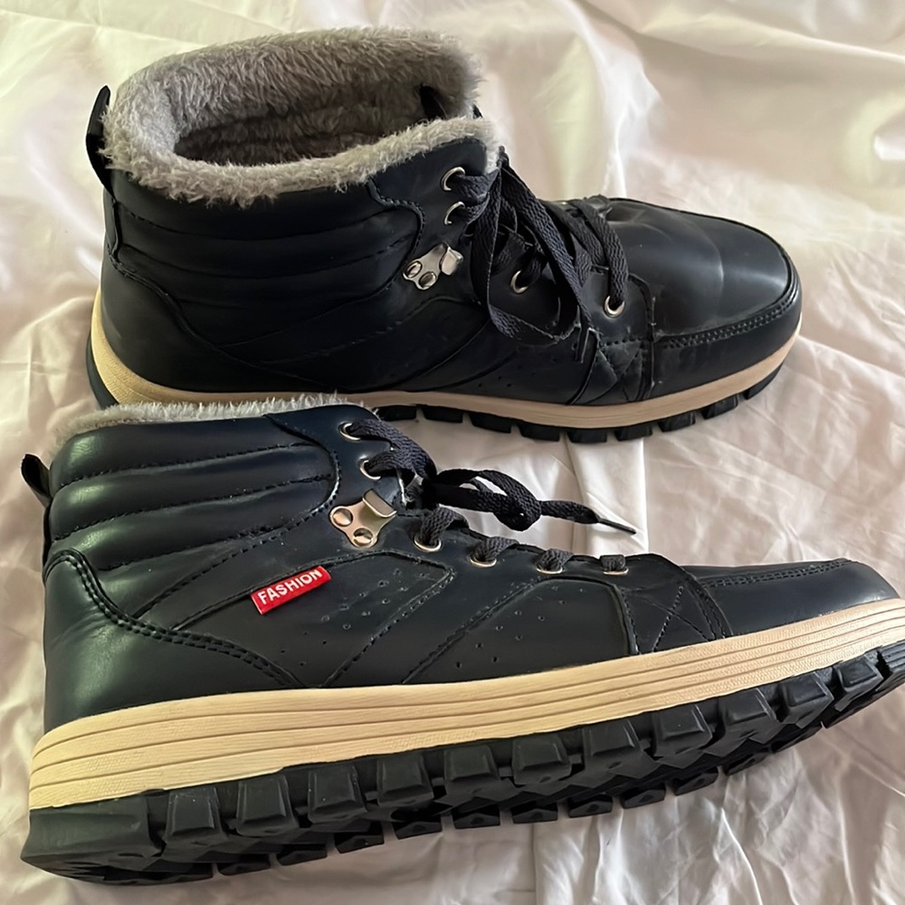 Blue -never worn - boots